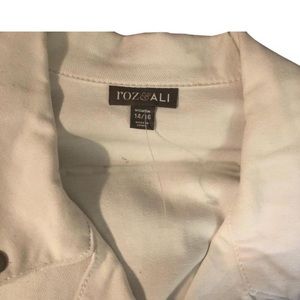 Roz & Ali white jacket